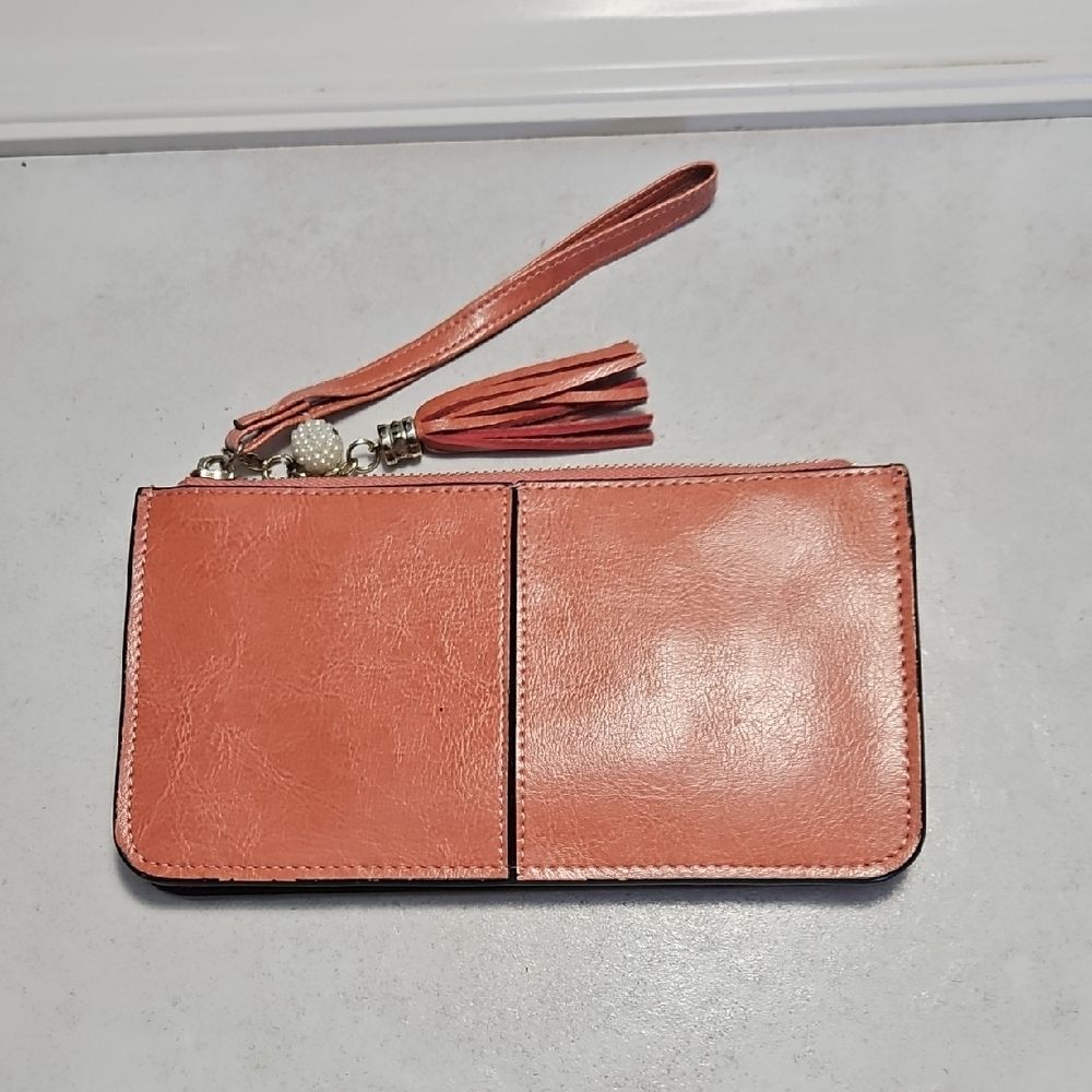 Unbranded Coral Wristlet Clutch